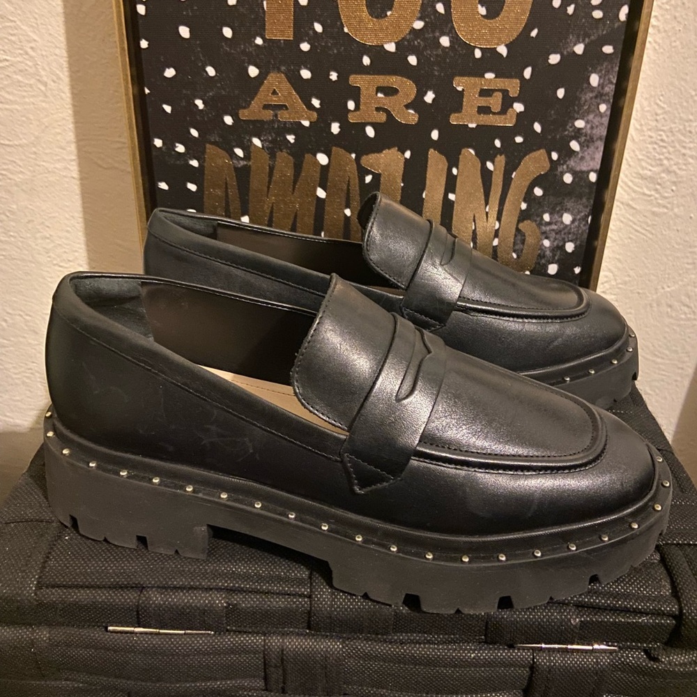 SCHUTZ Christie Stud loafers